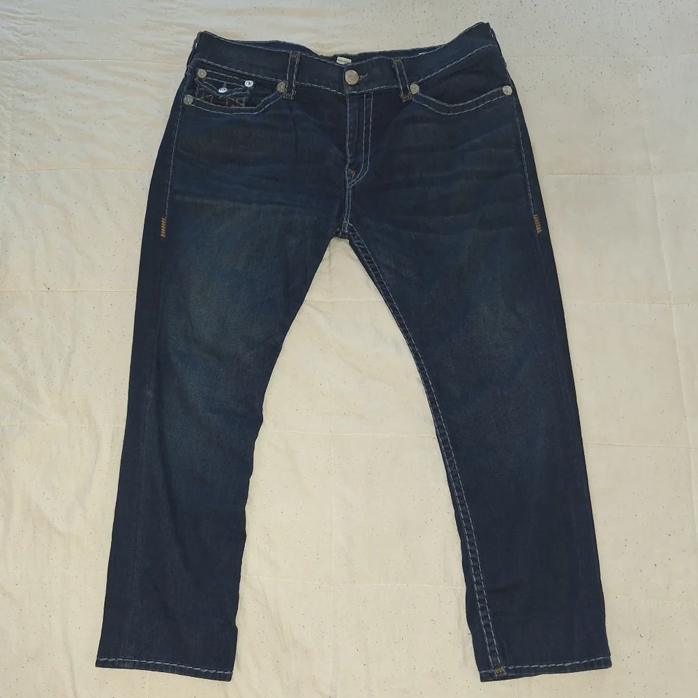 True Religion Men's Rocco Relaxed Skinny Jeans - Size 40